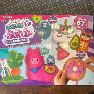 Learn to see and stitch activity kit
